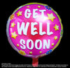 1 X 18" Helium Get Well Balloon_Free Delivery - Flowers-In-Mind