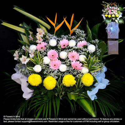 Wreath Box Design (STANDARD) (FW58) - Flowers-In-Mind