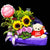 Flower Gift Basket (GW27)