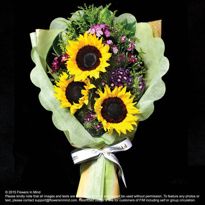 Bouquet of Sunflower (HB40) - FLOWERS IN MIND