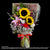 Bouquet of Sunflower, Roses & Lilies (HB309)