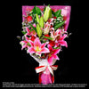 Bouquet of Roses & Lilies (HB322) - Flowers-In-Mind