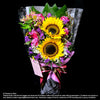 Bouquet of Roses, Sunflower & Alstroemeria (HB340) - Flowers-In-Mind