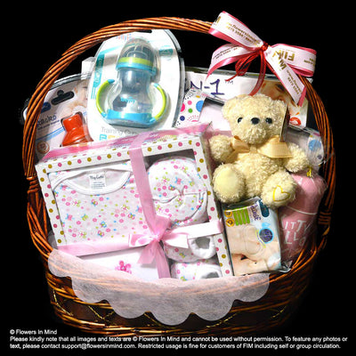 New Born Hamper (HP131) - Flowers-In-Mind