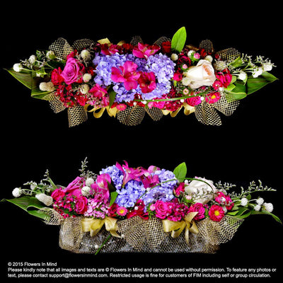 Long Table Arrangement (WD129) - FLOWERS IN MIND