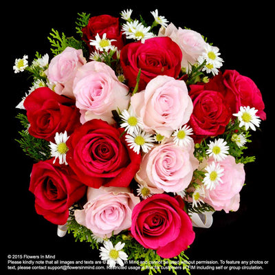 Bridal bouquet in natural stem (WD132) - FLOWERS IN MIND