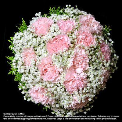 Bridal bouquet in natural stem (WD137) - FLOWERS IN MIND