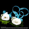 Eustoma Corsage and Wedding Wristlet (WD141) - Flowers-In-Mind