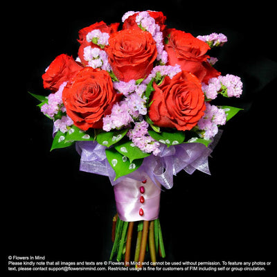 Bridal bouquet in natural stem (WD28) - FLOWERS IN MIND