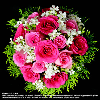 Bridal bouquet in natural stem (WD57) - FLOWERS IN MIND