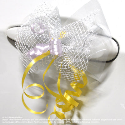 Bridal Bridesmaid Car Decoration (with ribbons) - Flowers-In-Mind