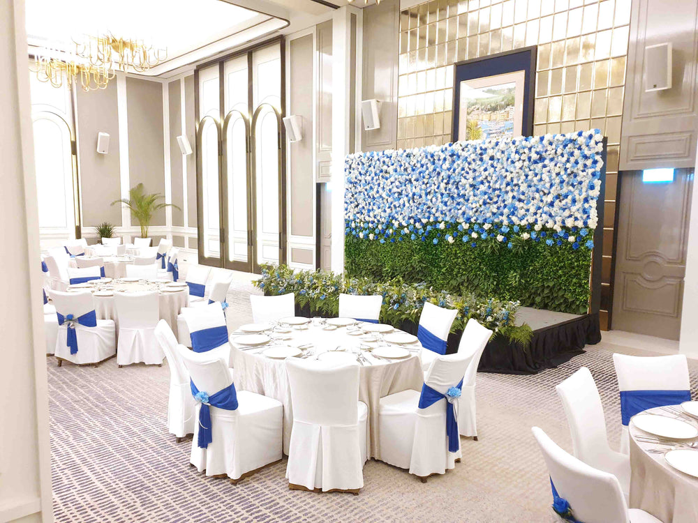 The St. Regis Singapore ballroom with flowers in mind event decoration