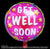 1 X 18" Helium Get Well Balloon_Free Delivery