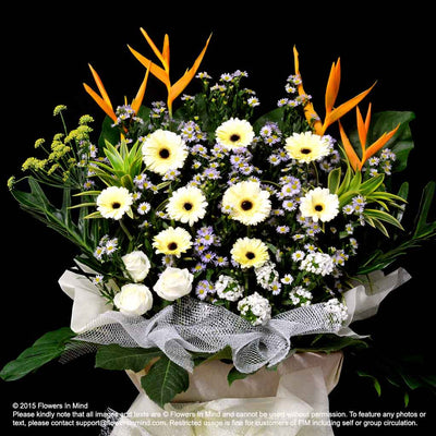 Wreath Box Design (STANDARD) (FW28) - Flowers-In-Mind