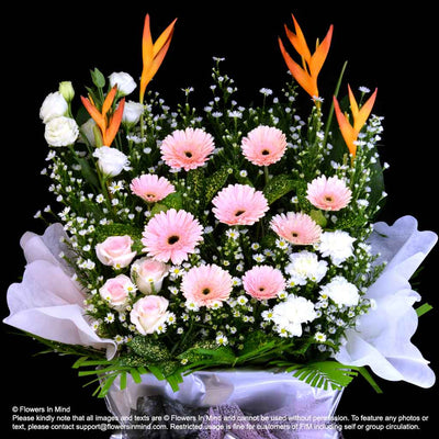 Wreath Box Design (STANDARD) (FW54) - Flowers-In-Mind