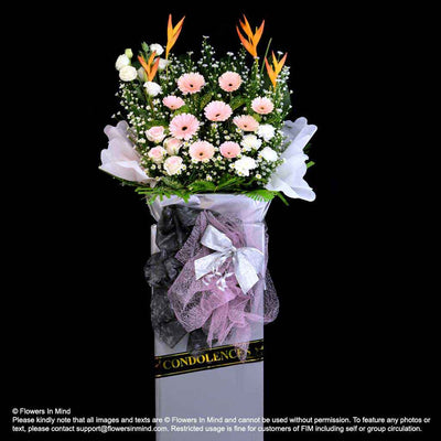 Wreath Box Design (STANDARD) (FW54) - Flowers-In-Mind