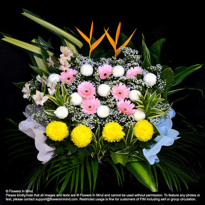 Wreath Box Design (STANDARD) (FW58) - Flowers-In-Mind