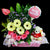 Flower Gift Basket (GW02)