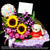 Flower Gift Basket (GW87)
