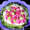 Bouquet of Roses and Eustomas (HB153) - FLOWERS IN MIND