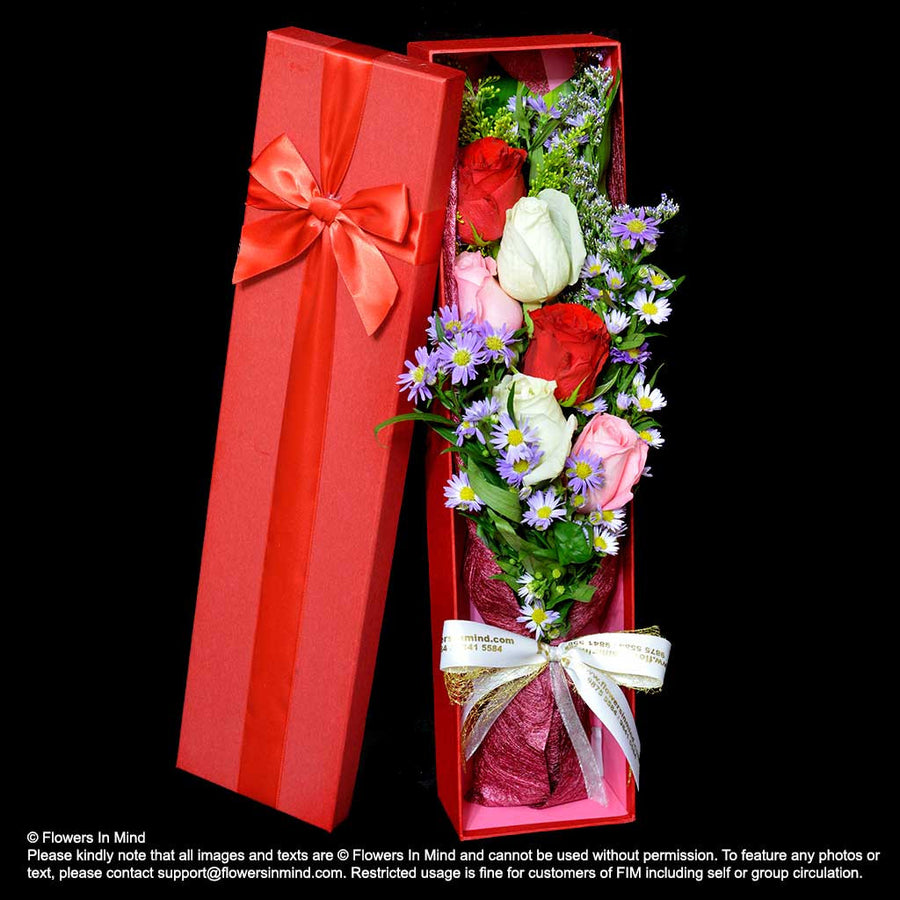 Box of Roses (HB297) - FLOWERS IN MIND