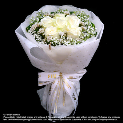 Flowers and Bear (HB362) - Flowers-In-Mind