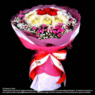 Choice of Fullerton Cakes With Flower (CD01) - FLOWERS IN MIND
