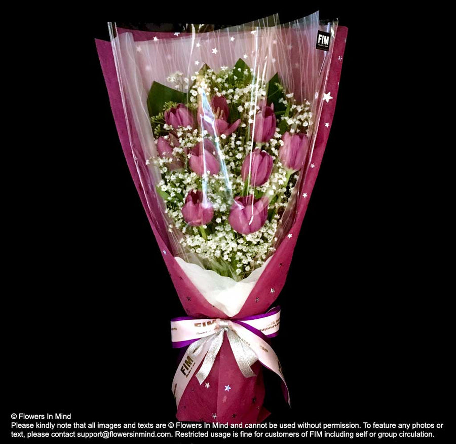 Bouquet of Tulips (HB407) - Flowers-In-Mind