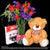 Flowers, Bear and Chocolate (HP285)