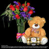 Flowers, Bear and Chocolate (HP285) - Flowers-In-Mind