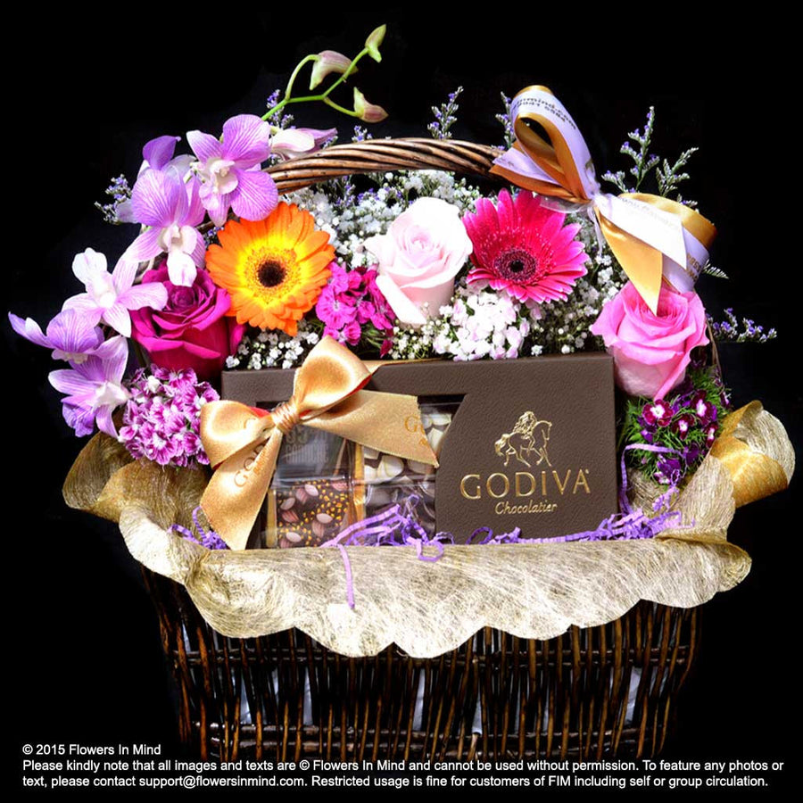 GODIVA Chocolate Hamper (HP92) - FLOWERS IN MIND