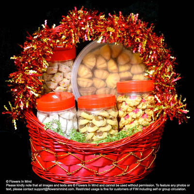 Hari Raya Cookies and Gifts Hampers (HR14) - Flowers-In-Mind
