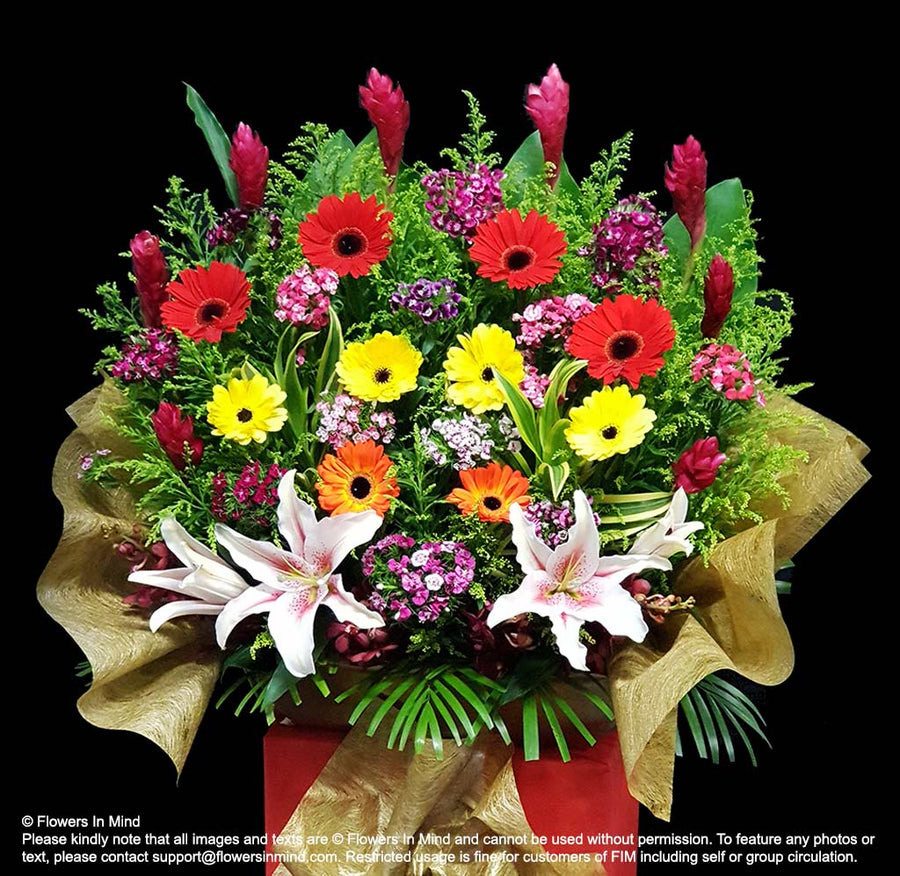 Opening Ceremony Box Design (OC19) - Flowers-In-Mind