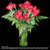 Table Arrangement Of Red Roses (TA490) - Flowers-In-Mind