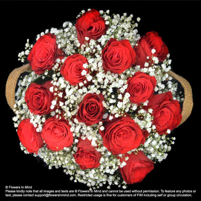 Flower Gift Basket (TA517) - Flowers-In-Mind
