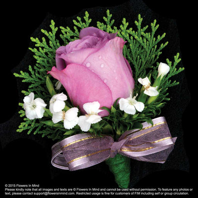 Corsage with Roses (Yam) - FLOWERS IN MIND