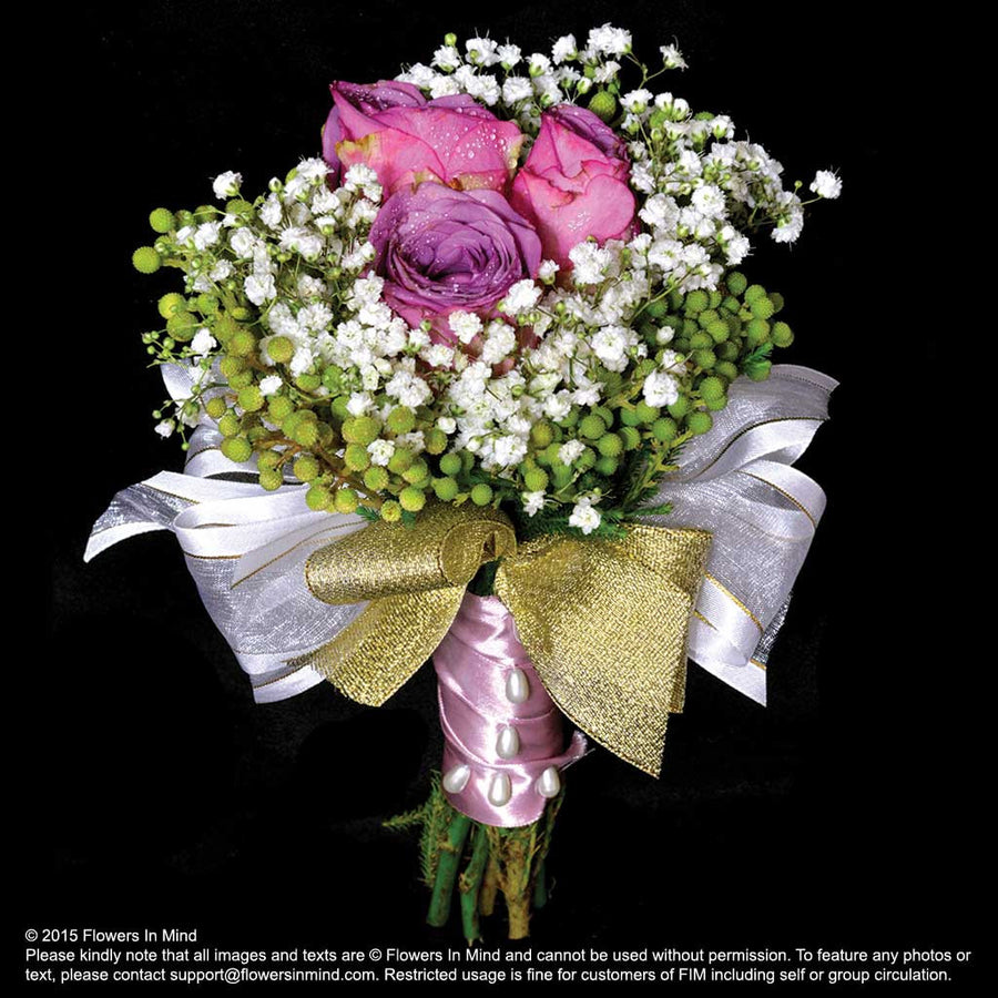 Bridesmaid bouquet in natural stem (WD118) - FLOWERS IN MIND