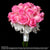 Pink Roses Bridal bouquet in natural stem (WD162)