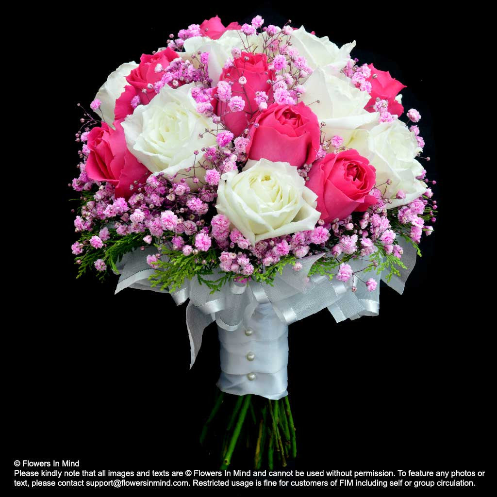 Bridal bouquet in natural stem (WD167)