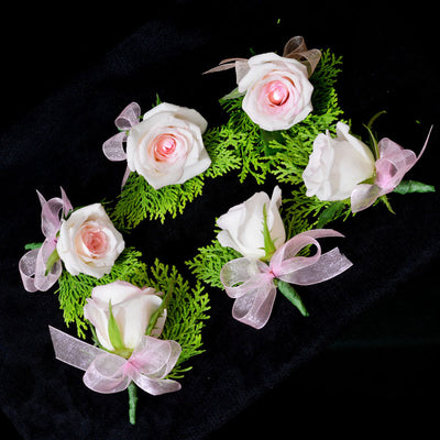 Corsage with Roses (Red) - Flowers-In-Mind