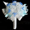 Bridal bouquet with Swarovski Crystals (WD30) - FLOWERS IN MIND