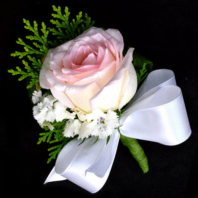 Corsage with Roses (Red) - Flowers-In-Mind