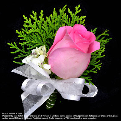 Corsage with Roses (Red) - Flowers-In-Mind