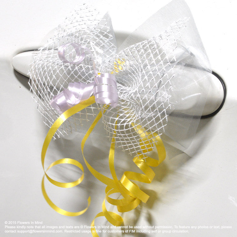 Bridal Bridesmaid Car Decoration (with ribbons)