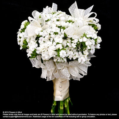 Bridal bouquet in natural stem (WD78) - FLOWERS IN MIND