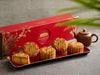 The Fullerton White Lotus Seed Paste with Double Yolk Baked Mooncakes - Flowers-In-Mind