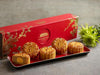 The Fullerton White White Lotus Seed Paste With Single Yolk Baked Mooncakes - Flowers-In-Mind