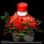 Classic Red Christmas Table Arrangement (XMAS13)
